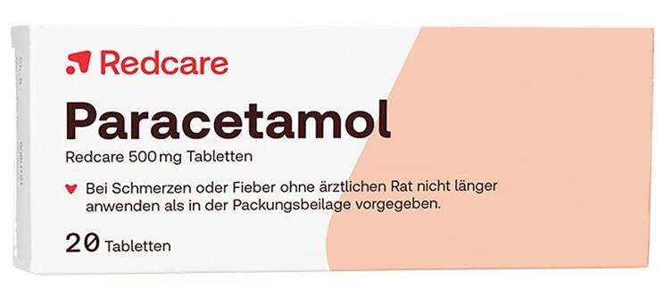 Paracetamol Redcare 500 mg gegen Schmerzen - Jetzt 30% mit dem Code RDC30 sparen*