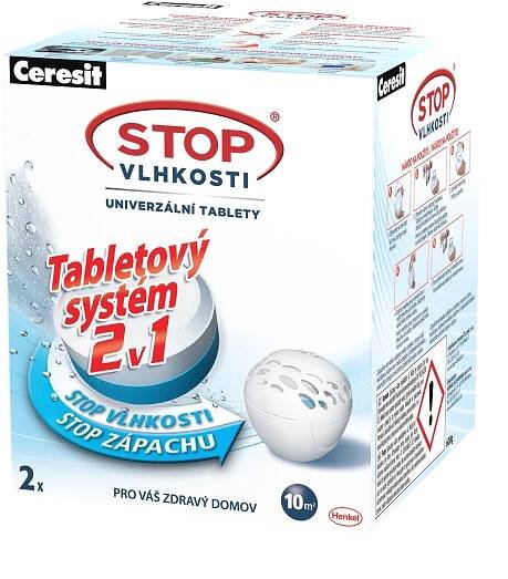Ceresit STOP VLHKOSTI Pearl náhradní tablety 2x300 g neutrální