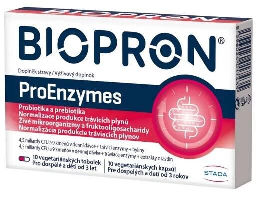 Biopron ProEnzymes 10 tbl. od 131 Kč