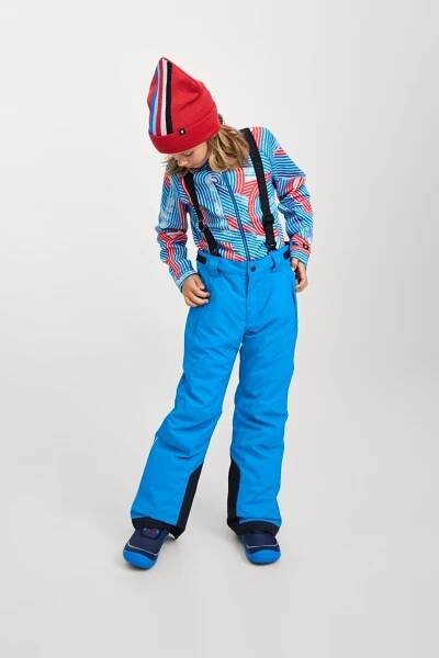 Dětský fleecový svetr Reima Niksini - Bright blue - Skibi Kids