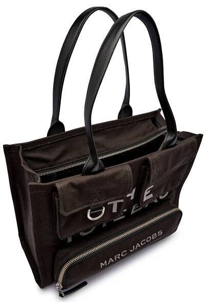 Kabelka shopper The Cargo Canvas Large Tote Bag Marc Jacobs | černá 2S4HTT005H03