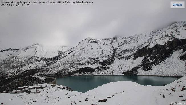 Kaprun Hochgebirgsstauseen - Mooserboden - Blick Richtung Wiesbachhorn - Foto-Webcam.eu