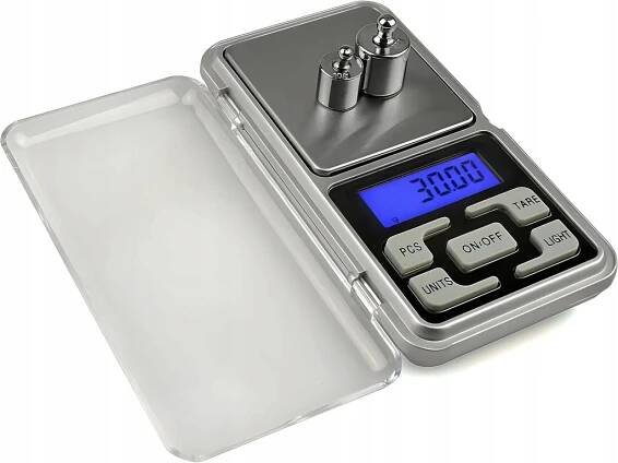 Elektronická klenotnická váha 0,01-200 g s LCD displejem + baterie