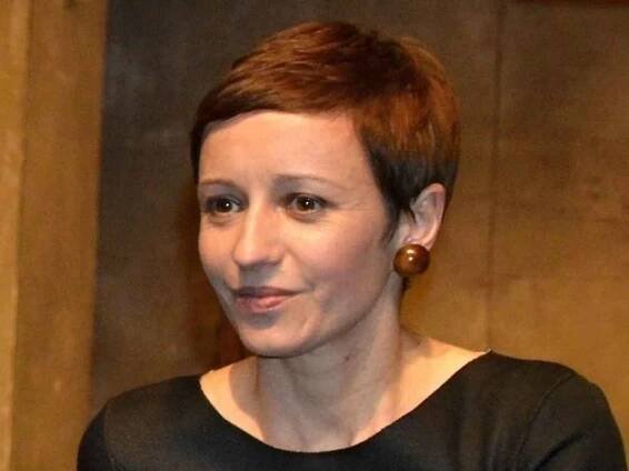 Herečka Jana Holcová z Dejvického divadla v Praze.