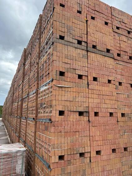 STOCK FOR SALE: Ibstock Marlborough Red and Orange Clay Bricks