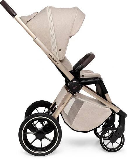 MUUVO SET Kočárek 4v1 Quick Boho Brown set + CBX By CYBEX Aton B2 i-Size + základna