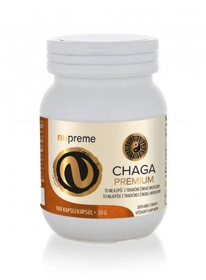 Nupreme Chaga extrakt 100 kapslí
