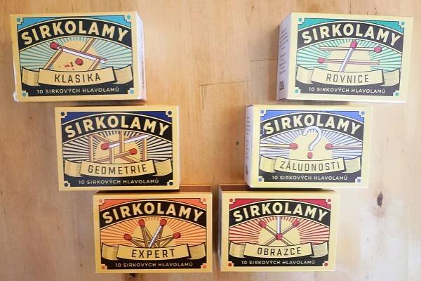 Sirkolamy: retro hlavolamy ze sirek za pár kaček - recenze