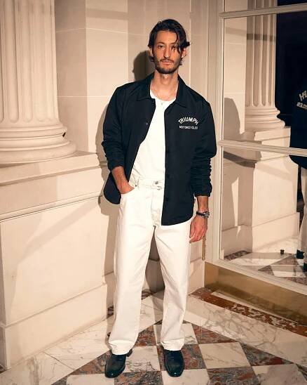 Pierre Niney at the Christian Louboutin presentation in June 2025 at the Paris Fashion Week.