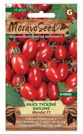 Rajče tyčkové datlové Mandat F1 - MORAVOSEED - Zahradnidum.cz