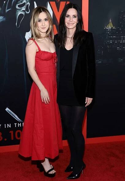 Coco Arquette and Courteney Cox attend the world premiere of Paramount's 