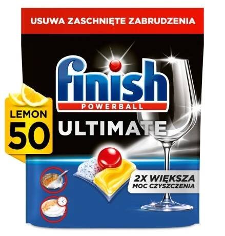 FINISH QUANTUM ULTIMATE KAPSLE DO MYČKY VŮNĚ CITRON LEMON 50 KUSŮ