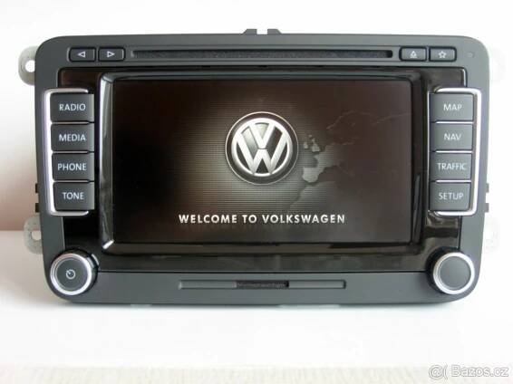 VW RNS 510 - orig. GPS autorádio s navigací , nové mapy