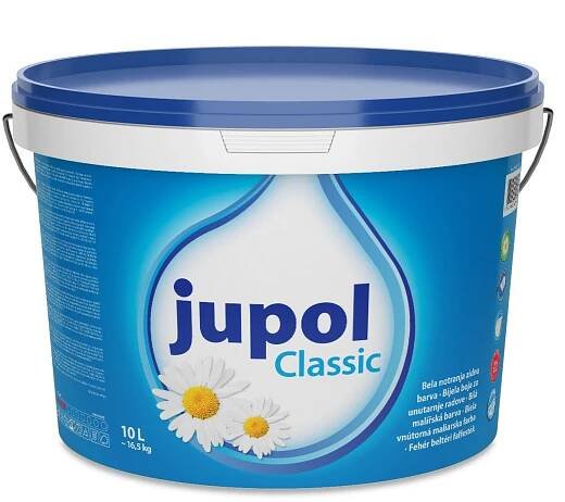 JUB Jupol Classic bílá malířská barva 10L