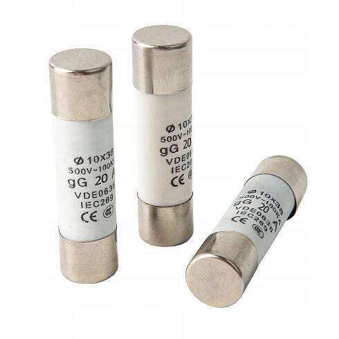 Keramická pojistka, okamžitá 32A 500V 10*38MM 10 Ks EAN (GTIN) 6977186120515