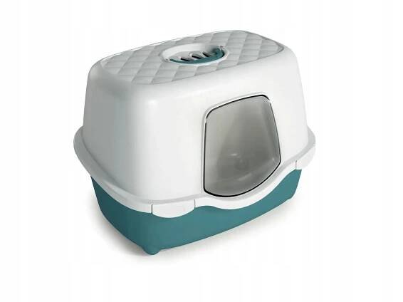 Stefanplast chic indoor 56×39×39cm bílá/tmavě zelená