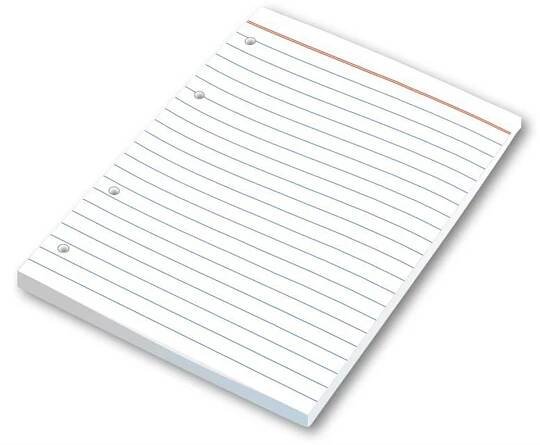 * Náplň do karis bloku A5, 100 listů, linka