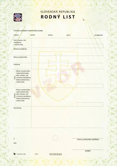 Rodný list – čo potrebujem, aby som ho získal? + VZOR I Translata.sk