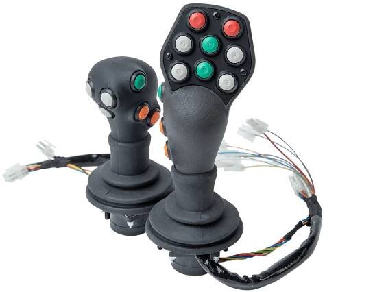 Joysticks für Baufahrzeuge und Nutzfahrzeuge