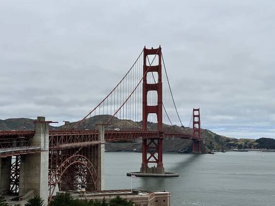 golden gate bridge angle