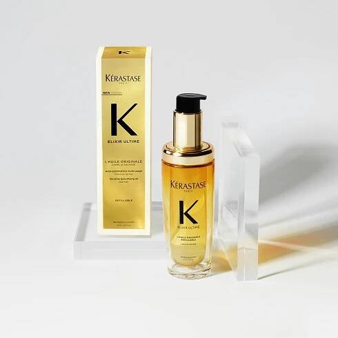 Kérastase Elixir Ultime L'Huile Orginale Refillable doplnitelný Univerzální zkrášlující olej 75 ml