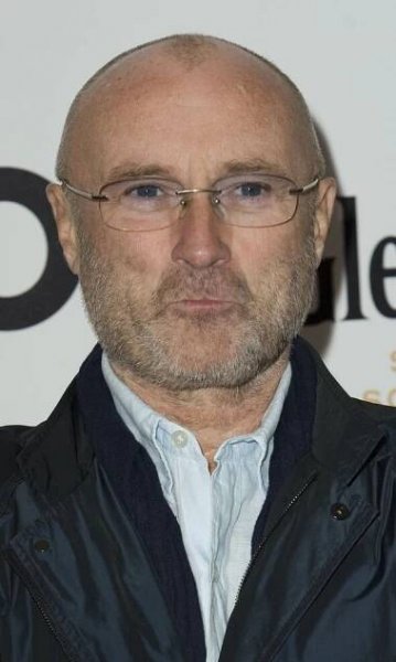 Close up of Phil Collins