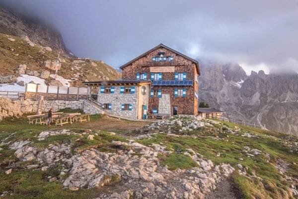 rifugio roda di vael in the heart of the dolomites