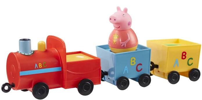 PEPPA Pig WEEBLES - Roly Poly figurky a vláček
