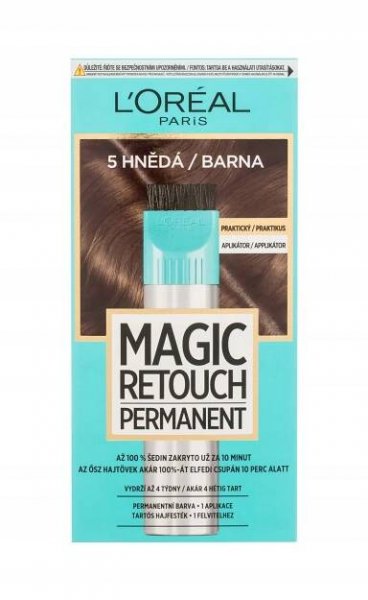 L'OREAL PARIS BARVA PRO ODSPĚT MAGIC RETOUCH PERMANENTNÍ 18 ML - ODSTÍN: 5 H