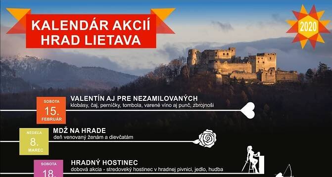 Kalendár akcií na rok 2020