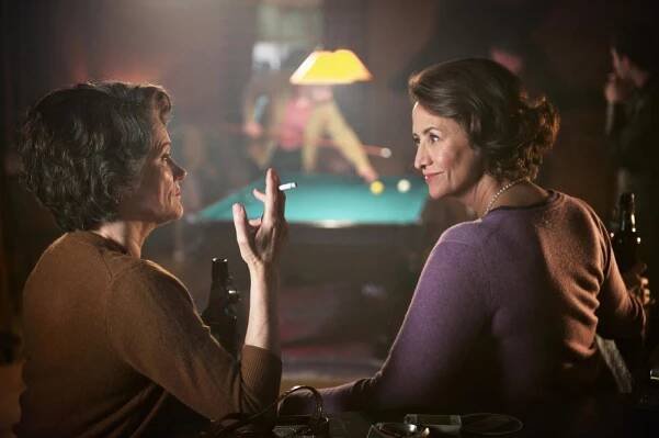 HANNAH ARENDT, from left: Barbara Sukowa, Janet McTeer, 2012. ©Zeitgeist Films
