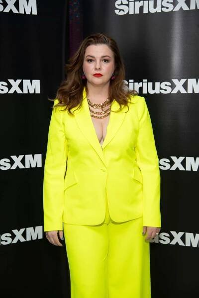 Amber Tamblyn attends SiriusXM's Radio Andy Theater Live at The Green Room 42