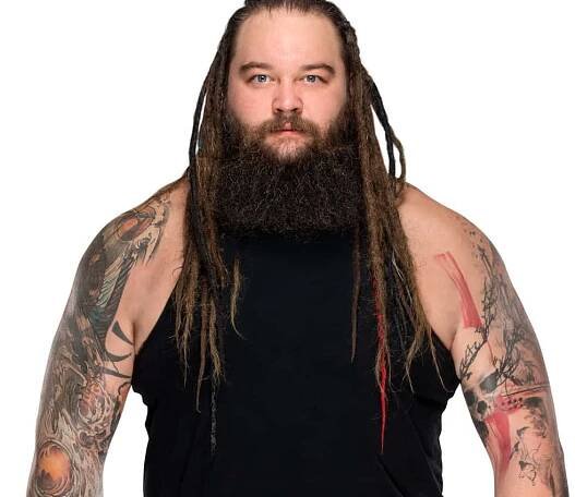 Professional Wrestler Bray Wyatt in a Powerhouse Pose Wallpaper