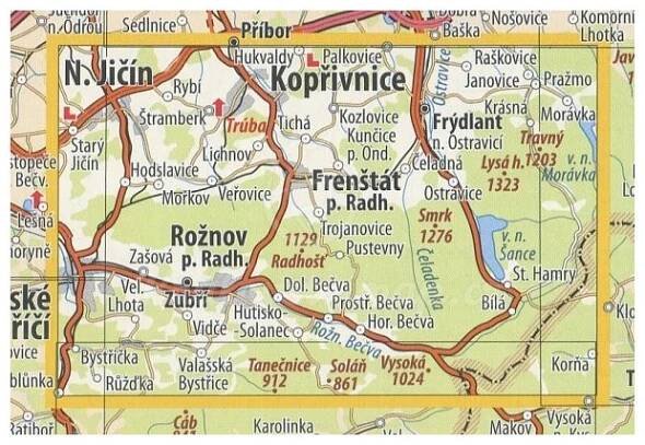 Nástěnné turistické mapy - Království map
