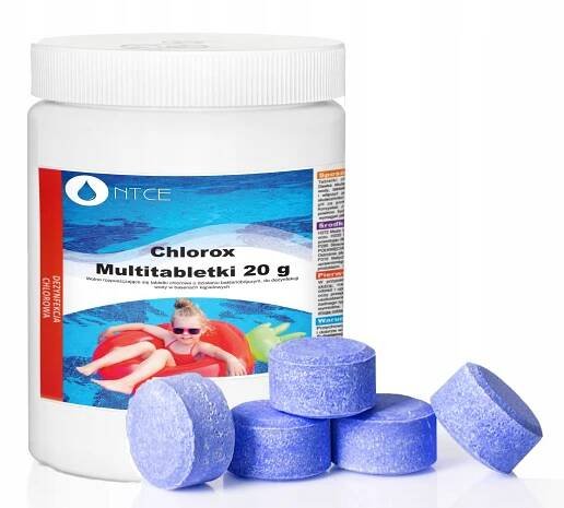 CHLOR MULTI TABLETY DO BAZÉNU SPA VÍŘIVKA BAZÉNOVÁ CHEMIE BAZÉN 0,5 kg | 20 g Kód výrobce MA2397