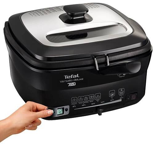 Fritéza TEFAL FR491870 Versalio 7v1 Black - Frit. Hrnec TEFAL FR491870 Versalio 7v1 Black