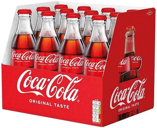 Coca-Cola Sycený nápoj sada 12 lahví Sklo 3960 ml