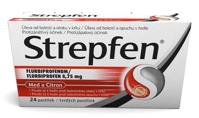 Strepfen 24 pastilek
