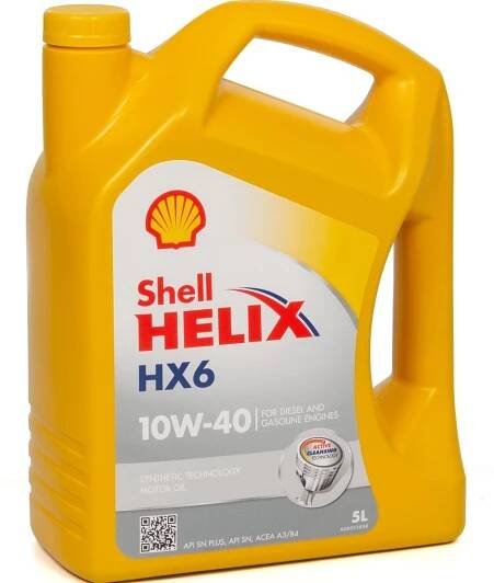 Motorový olej SHELL Helix HX6 10W40 5l MB 229.3 VW 501 01, 550053777