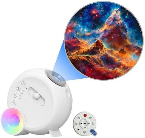Nanxin Projektor galaxie s funkcí meteoritu, dálkové ovládání