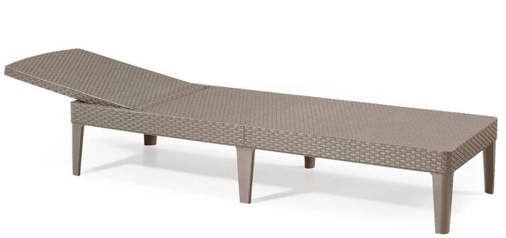 ALLIBERT JAIPUR lehátko, 187 x 58 x 29 cm, cappuccino 17205843