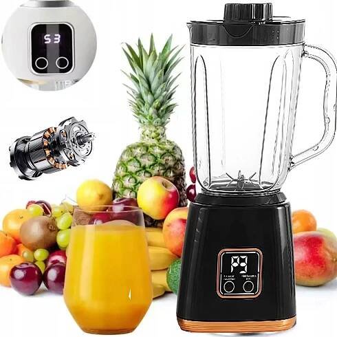 MINI MIXÉR VELKÝ VÝKON 50 W 750 ML LED DISPLEJ 3 REŽIMY PROVOZU BEZDRÁTOVÝ