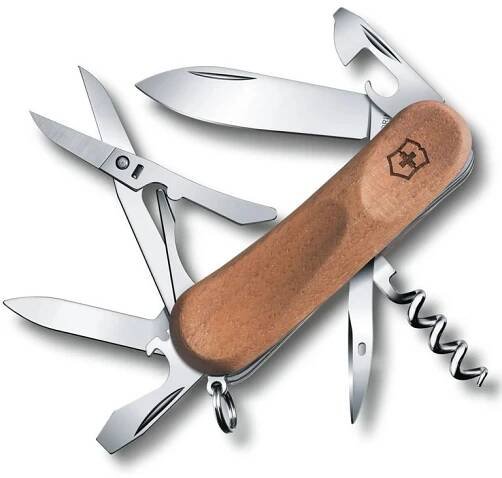 NŮŽ VICTORINOX EVOLUTION WOOD 14 - KAPESNÍ NOŽE - OSTATNÍ