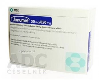 Janumet 50 mg/850 mg tbl flm 1x196 ks