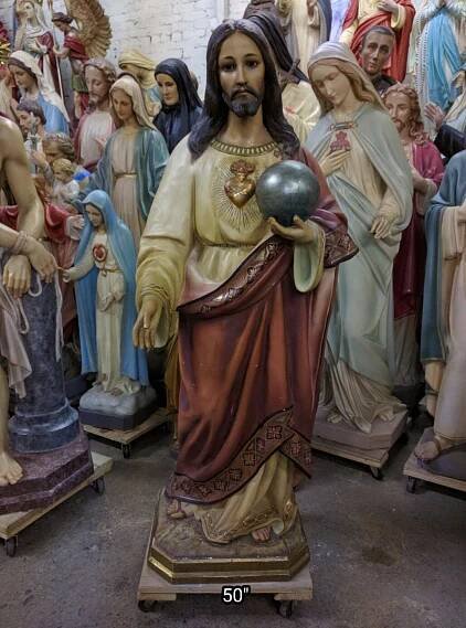 Saint Statues & Statuary - Used Church Items