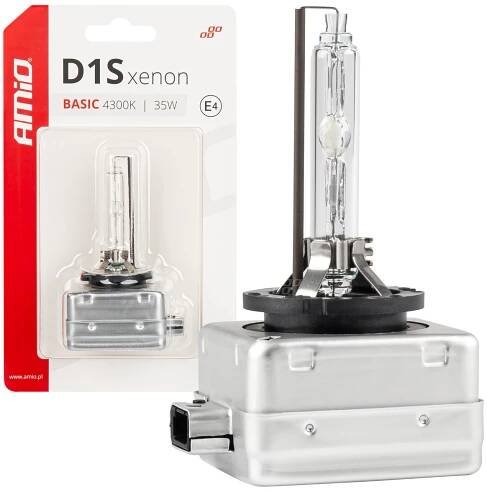 Výbojka D1S 35W 4300K xenonová BASIC blister AMIO-03863