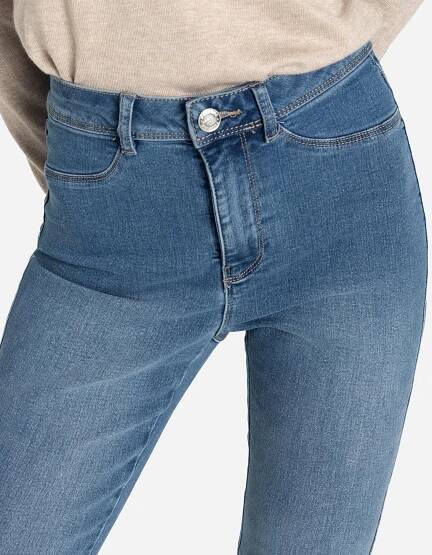 Džínsy - Skinny Fit - modra