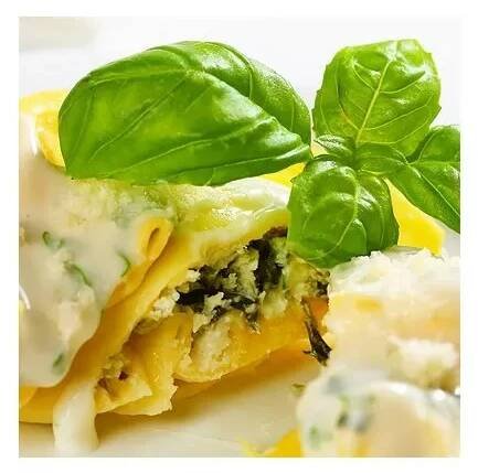 Velké tortellini s ricottou a špenátem