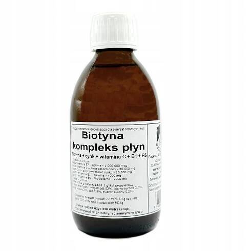 Biotin + zinek + vitamín C + B1 + B6 – tekutý komplex – 250 ml