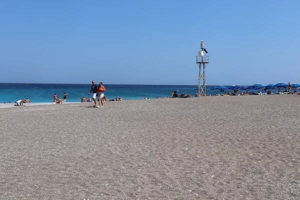 Pláž Elli (Město Rhodos) - ostrov Rhodos